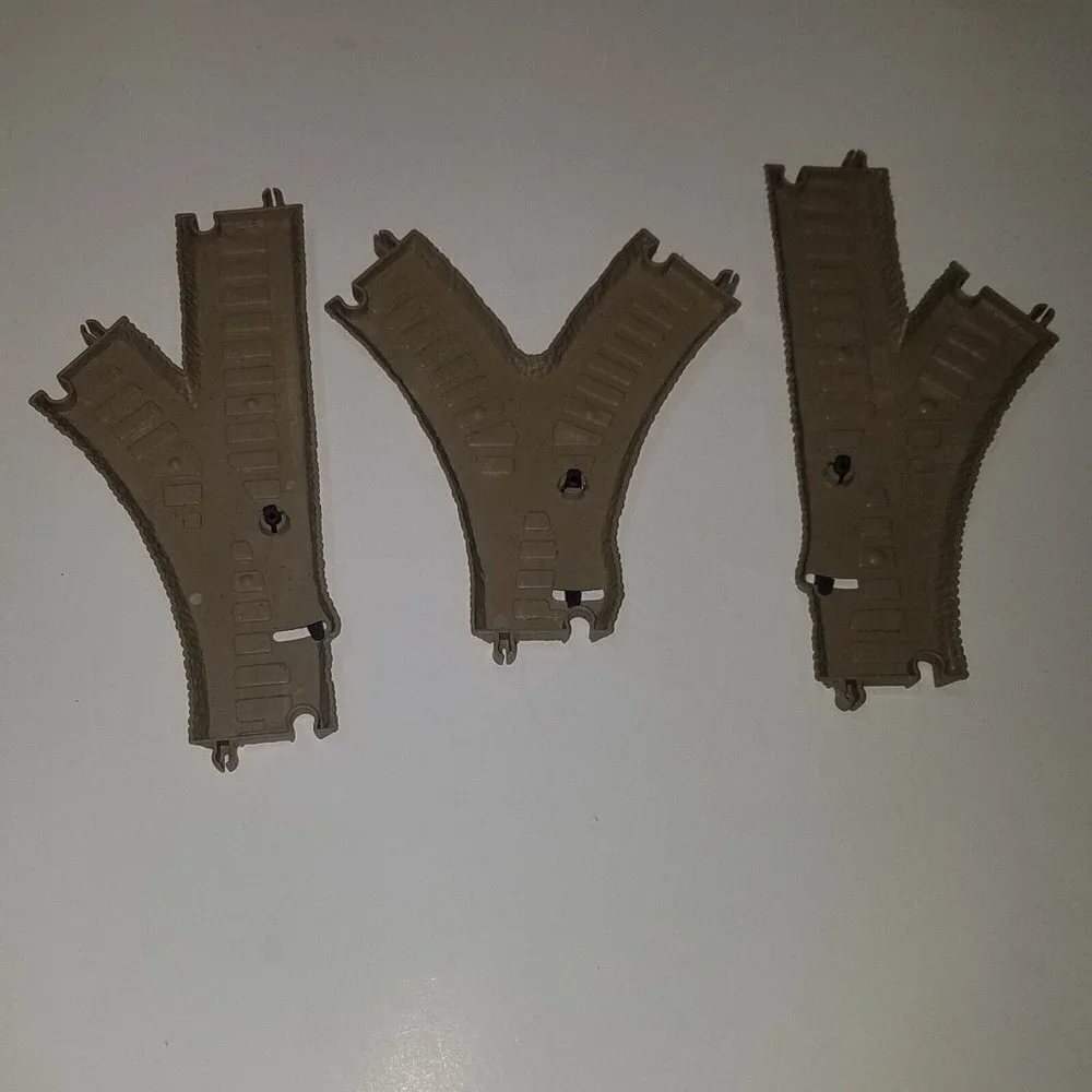 50 Gullane Brown Train Track Lot Mixed Straight Curved Switch Thomas Tank Engine